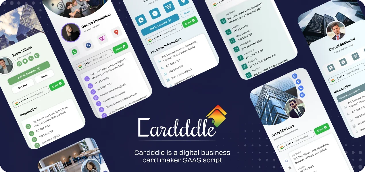 carddle - single mockup image